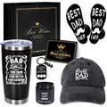AYGE Dad Gifts Set | 6pc Father's Day Gift Box with 20oz Tumbler & Hat