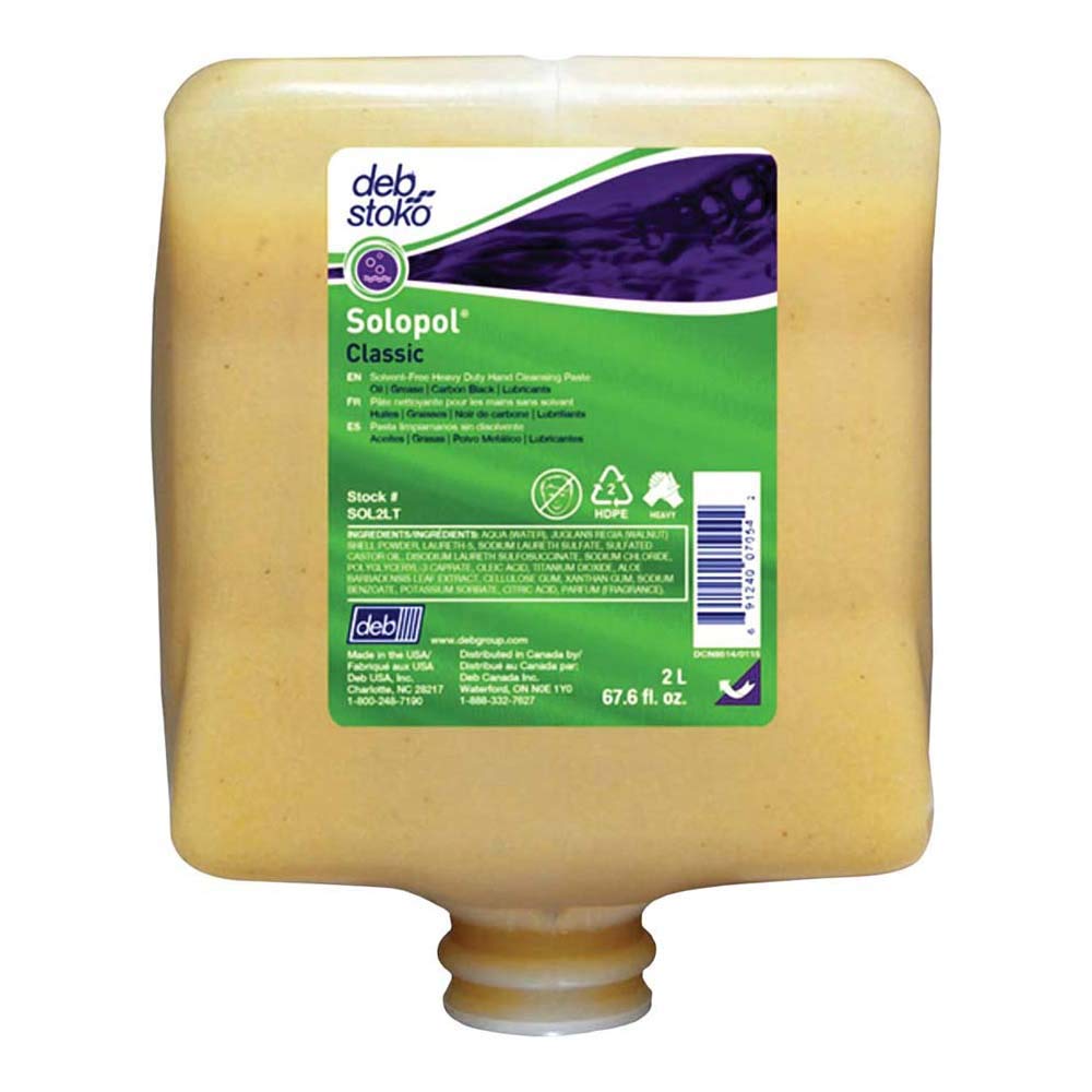 Deb Solopol Classic Heavy-Duty Hand Cleaner | Solvent-Free - 2L