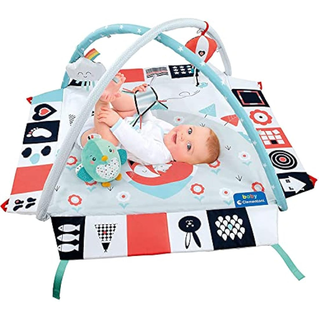 Clementoni Black and White Musical Baby Gym | Sensory Play Mat