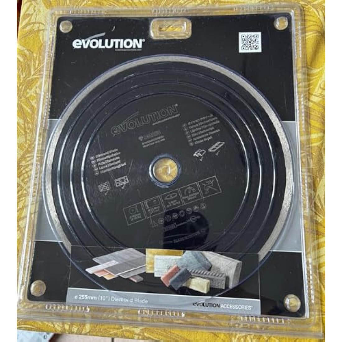 Evolution 255mm Diamond Blade – High Concentration Masonry Saw Blade