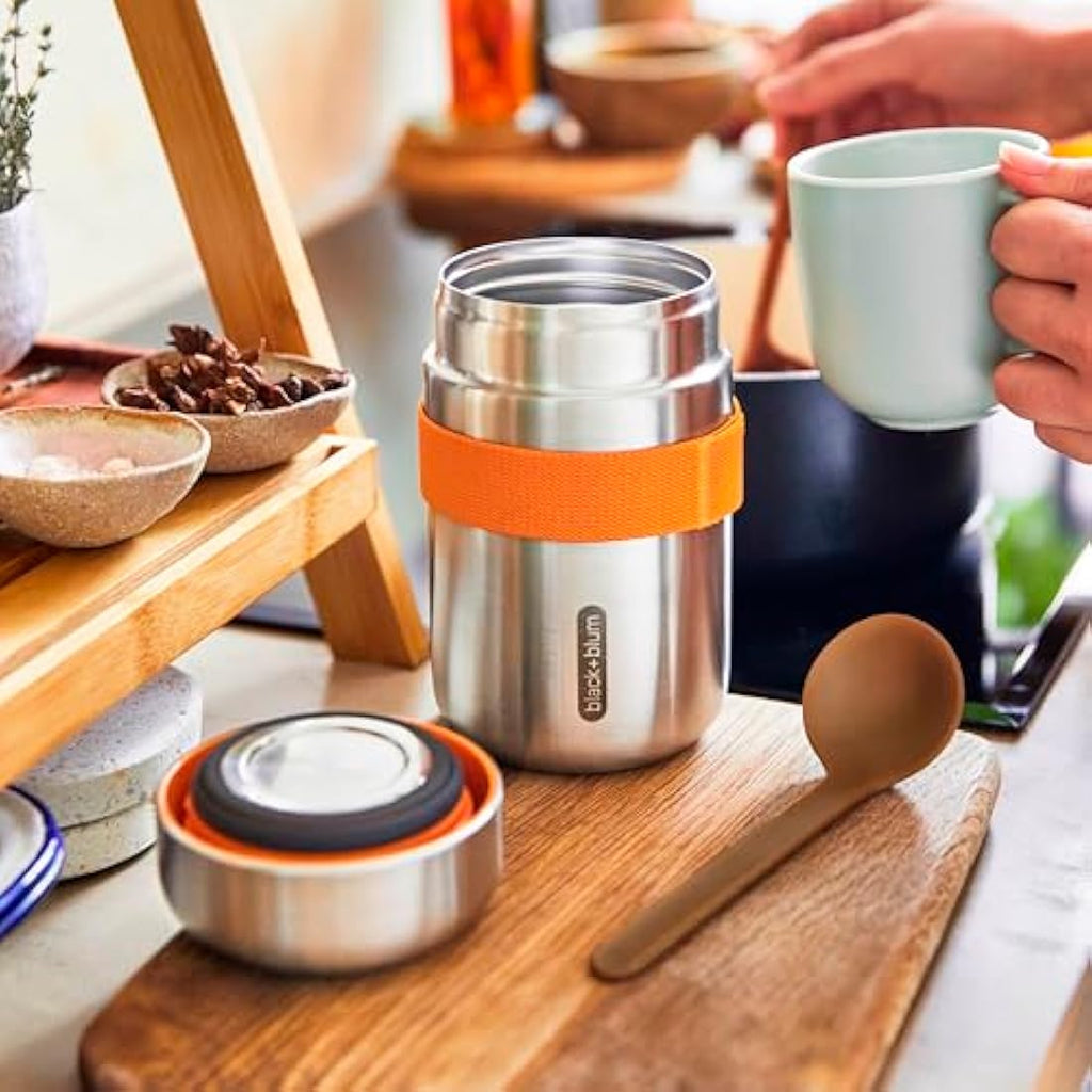 Black + Blum Insulated Food Flask – 400ml Stainless Steel Container