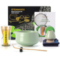 TEANAGOO 7-Piece Matcha Set | Ceramic Bowl with Spout & Bamboo Whisk