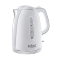 Russell Hobbs Textures Electric Kettle | 1.7L Rapid Boil - White