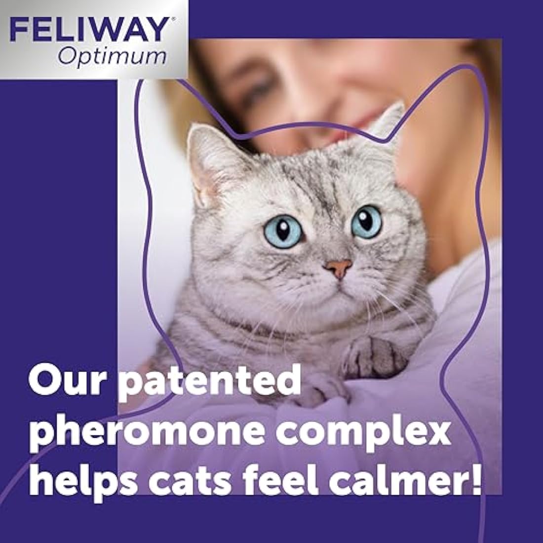FELIWAY Optimum Cat Calming Pheromone Diffuser Starter Kit - 30 Day Supply