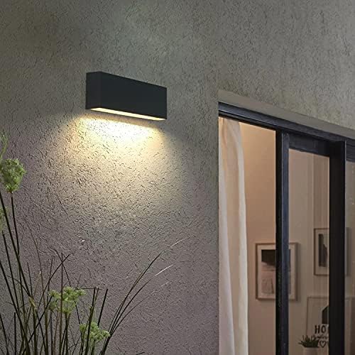 DAWALIGHT Outdoor Wall Lights - 2 Pack IP65 Waterproof LED Garden Sconce