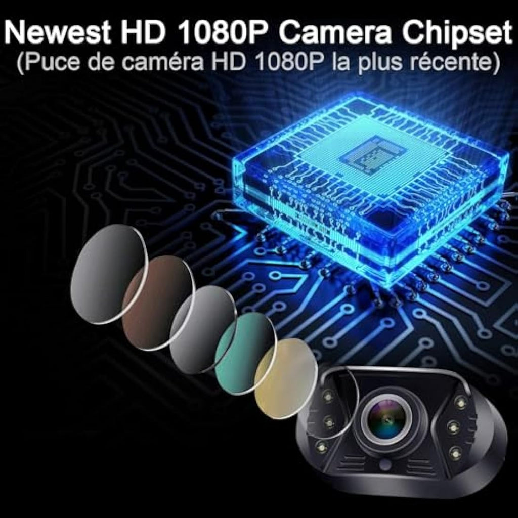 Tomoia T1 HD 1080P Backup Camera Kit | 4.3" Monitor & IP69 Waterproof