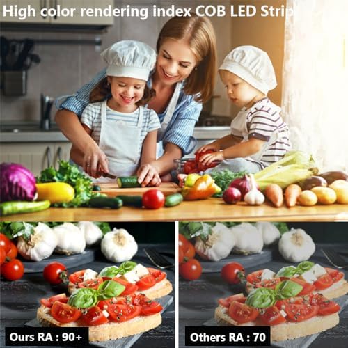 TOPAI 24V COB LED Strip 10M – 4000K Natural White IP65 Waterproof