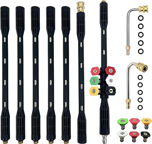 Jolof Store Pressure Washer Extension Wand - 9 Pack Gutter Cleaning Tools