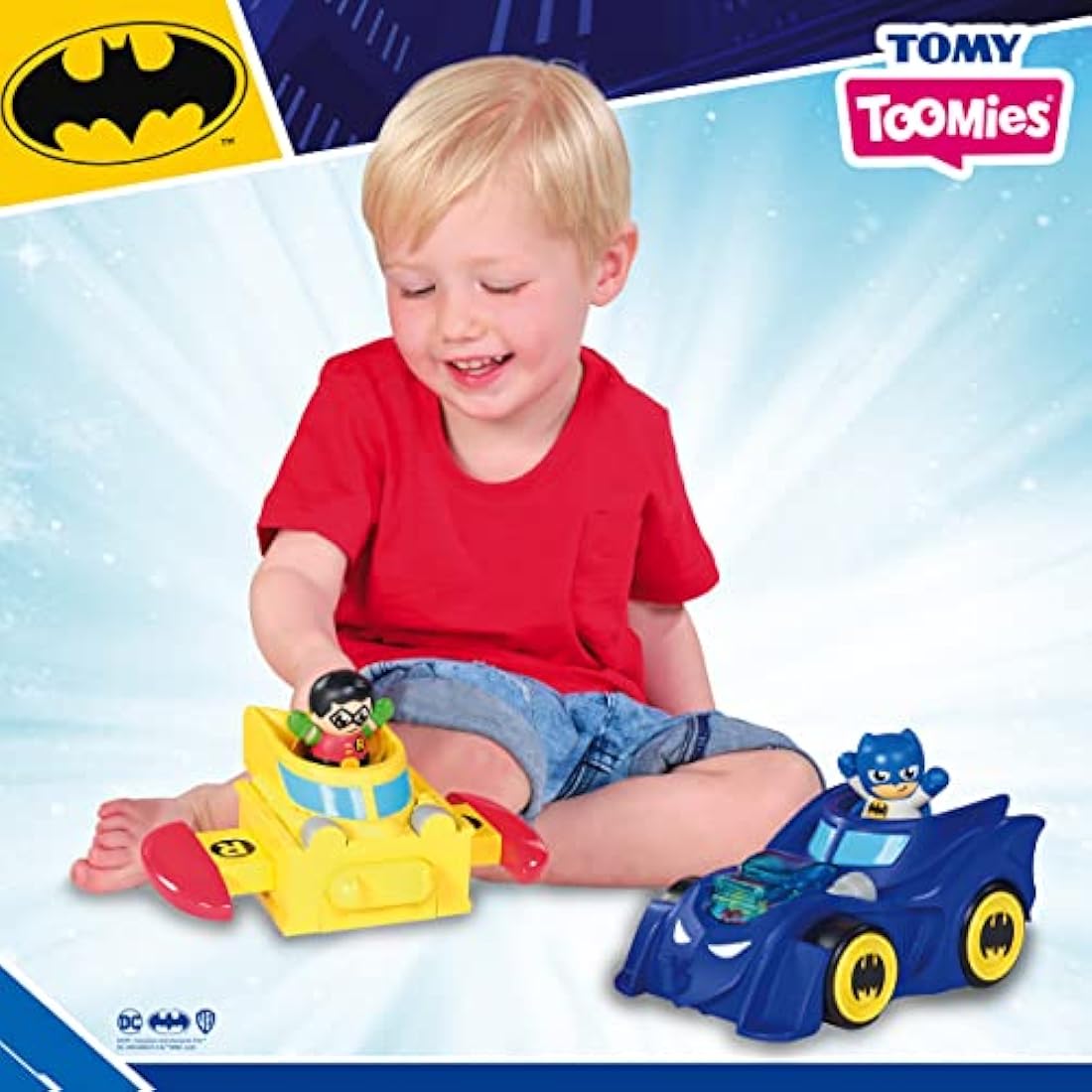 Toomies DC Comics Batman 3-in-1 Batmobile Transforming Toy Vehicle