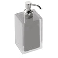 Gedy Resin Bathroom Soap Dispenser – Handmade Silver Liquid Soap Dish