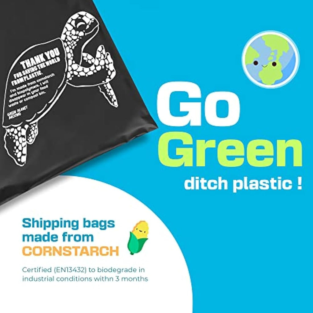 Compostable Mailing Bags | 7x9" Eco-Friendly Mailers | 25PK