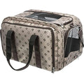 Trixie Maxima Pet Carrier – Padded Polyester Travel Bag, Beige/Brown