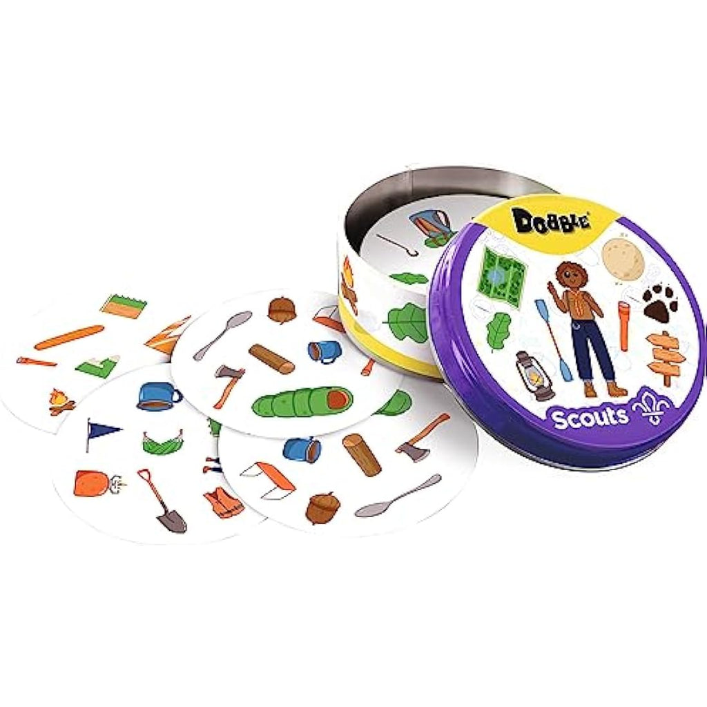 Asmodee Dobble Scouts Card Game – Fast-Paced Family Matching Game