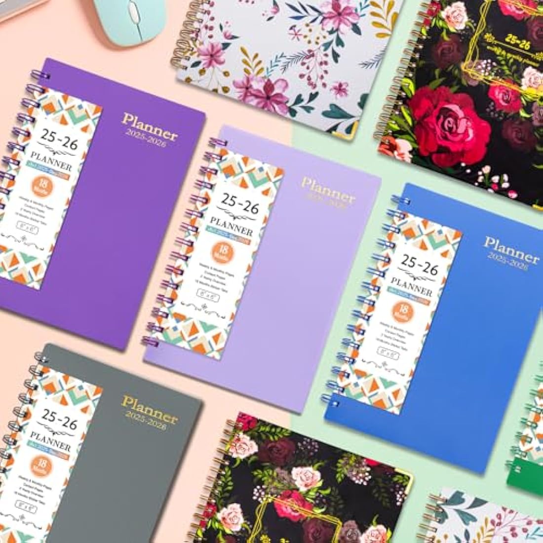 BLESWIN 2025-2026 Academic Diary | A5 Weekly Planner Spiral Bound