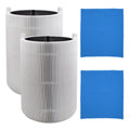 Fre.Filtor HEPA & Carbon Filters for Blueair Blue Pure 411, 4-Pack