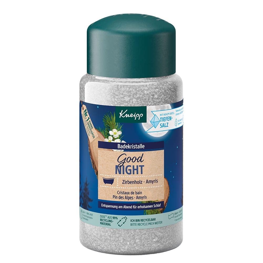 Kneipp Good Night Bath Salts – Relaxing Alpine Pine & Amyris, 600g