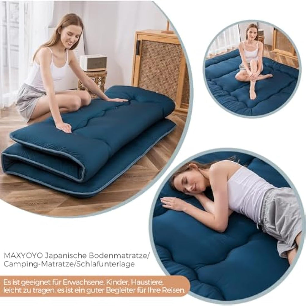 Japanese Futon Floor Mattress – Memory Foam Tatami Mat