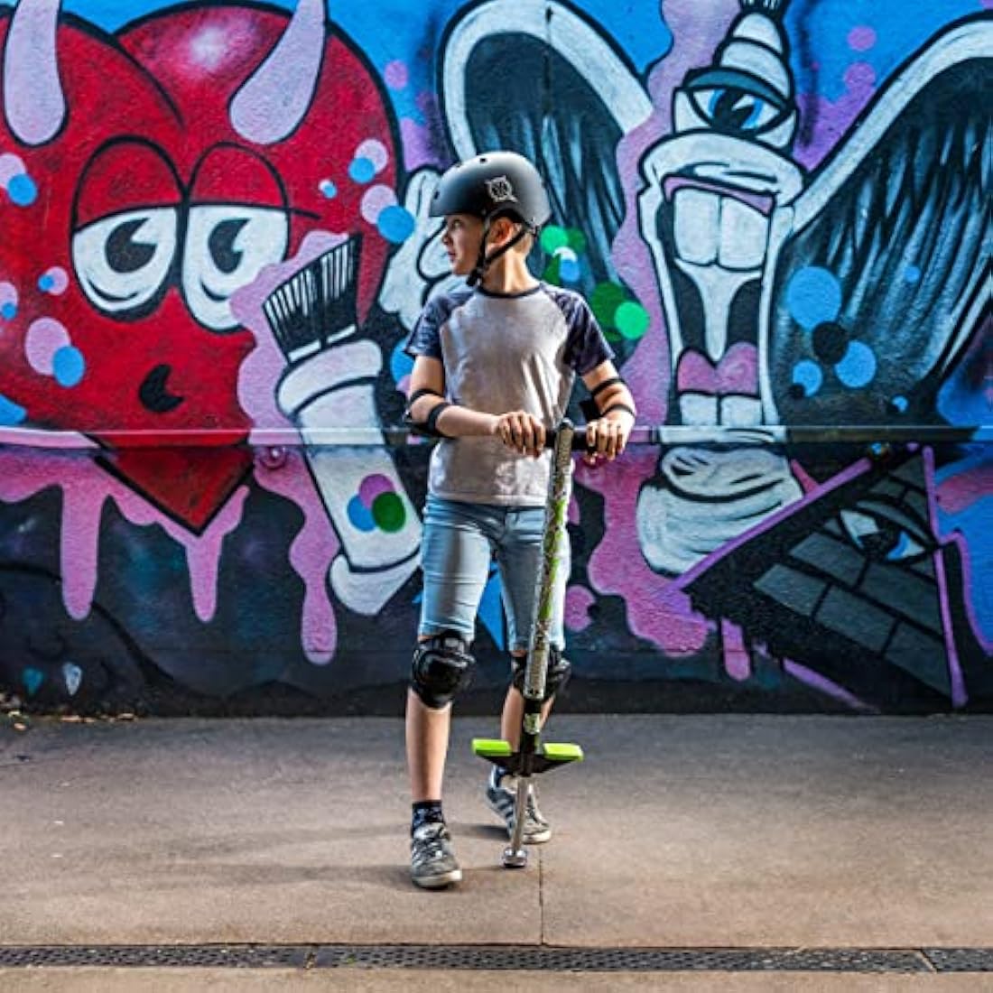 Xootz Kids Pogo Stick – Industrial Design with Soft Foam Handles, Ages 5+