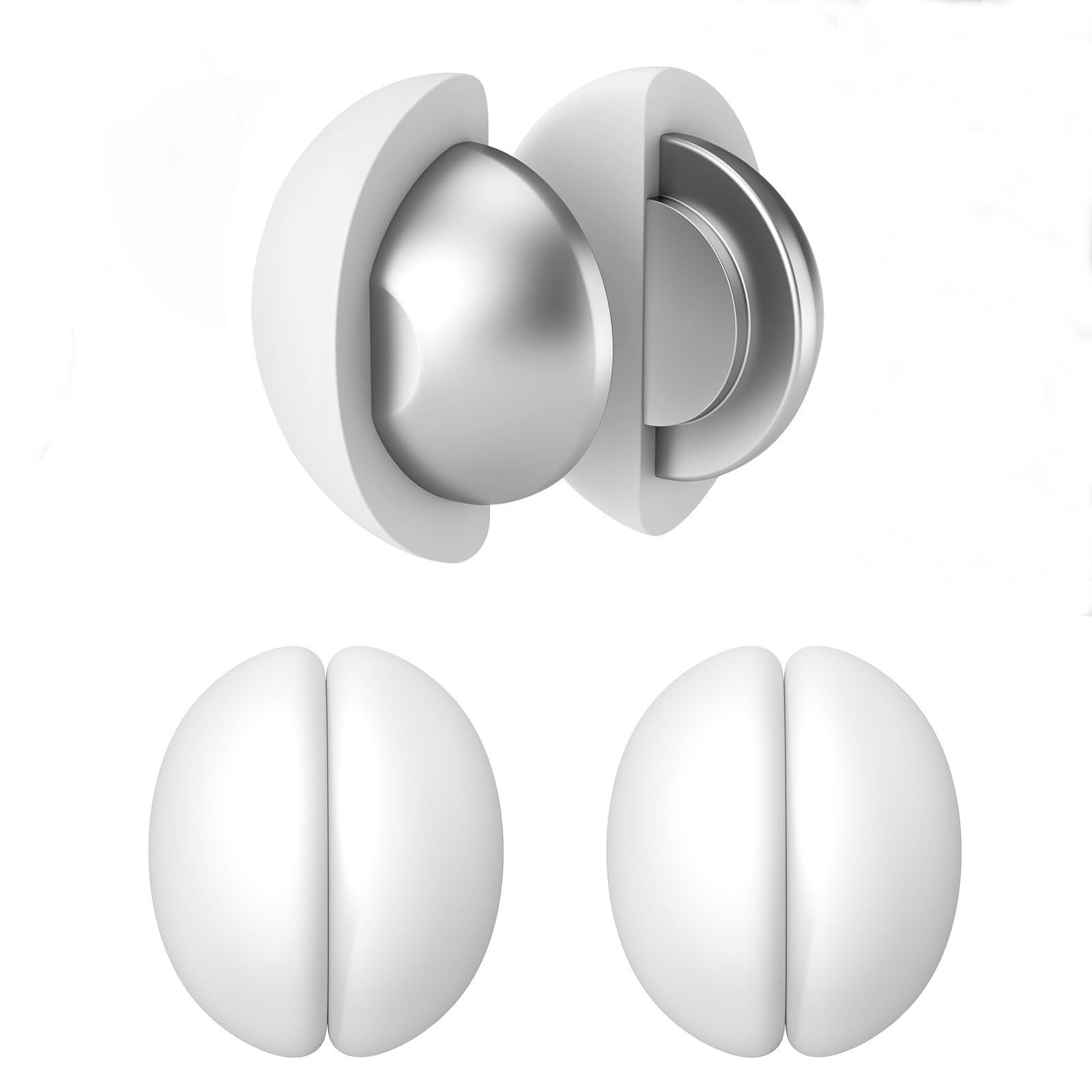 Magnetic Shower Curtain Weights – Heavy-Duty Rustproof 3 Pairs