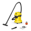 Kärcher WD 3 Wet & Dry Vacuum Cleaner – 1000W, 17L Plastic Container
