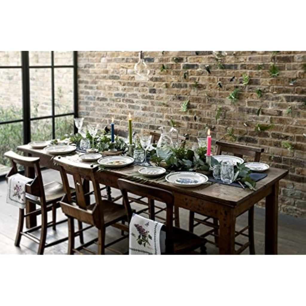 Portmeirion Botanic Garden Ceramic Plates - Set of 6 Floral 20cm Plates
