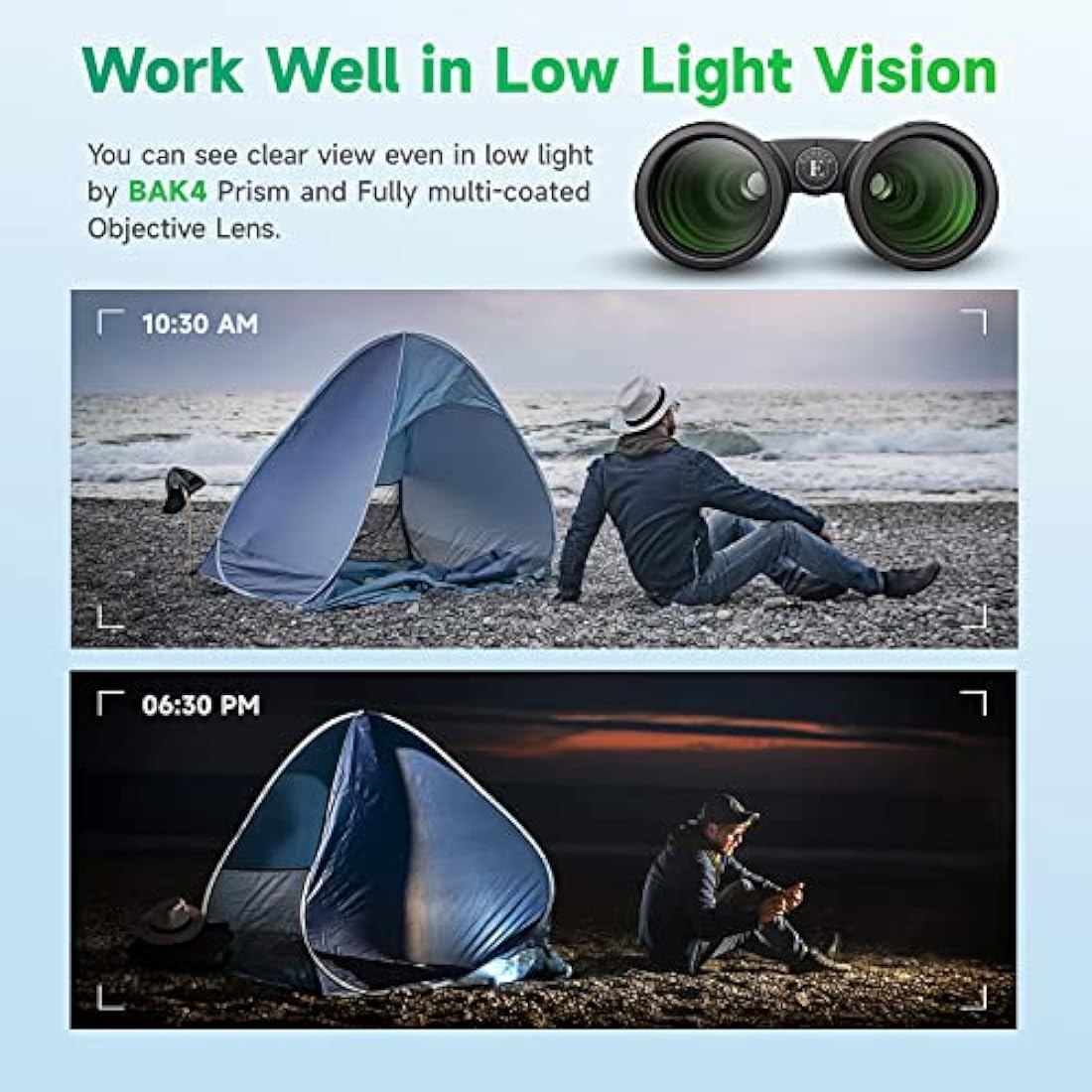 Ecokra 12x42 HD Binoculars – High Power Waterproof Optics for Bird Watching