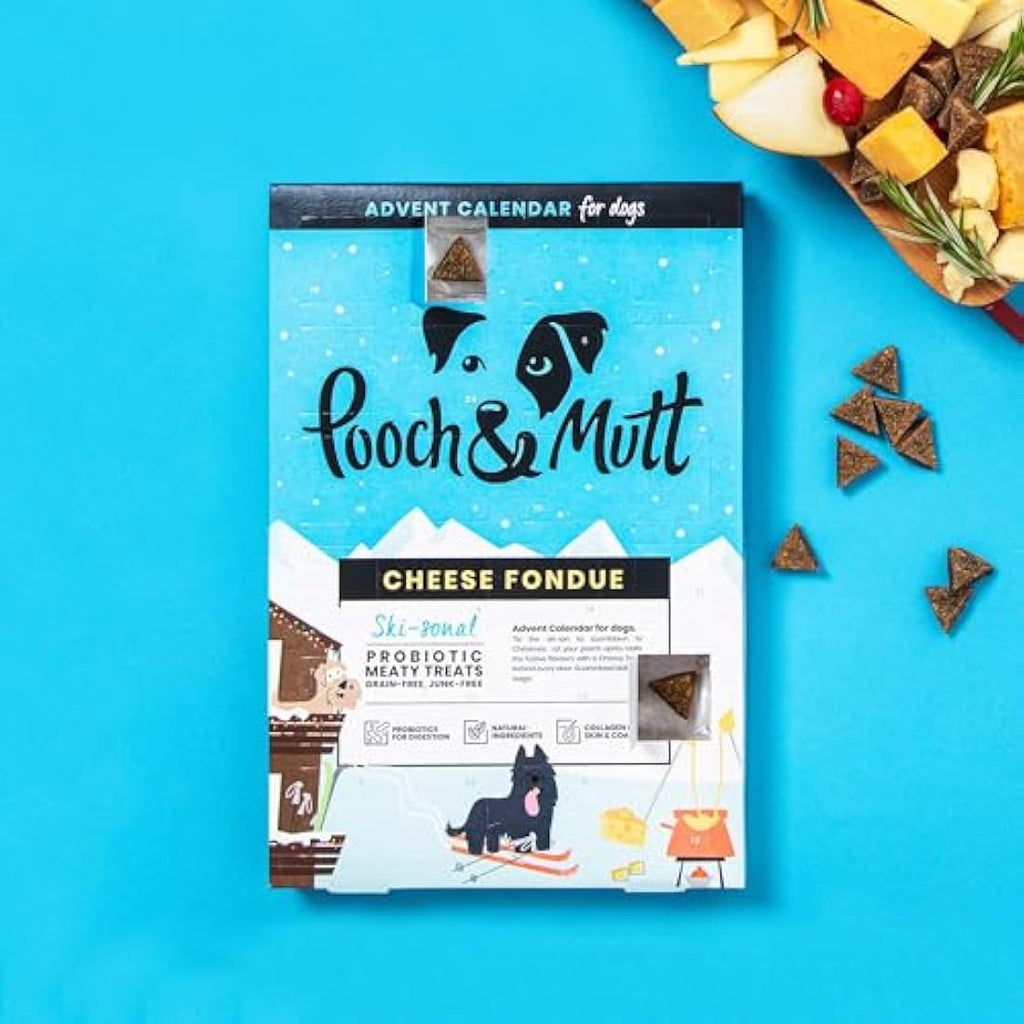 Pooch & Mutt Dog Advent Calendar – Grain-Free Probiotic Cheese Treats