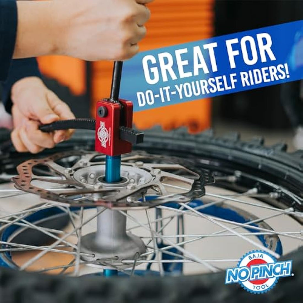 Baja No Pinch Dirt Bike Tyre Changer Tool Kit - 20mm Axle Repair Set