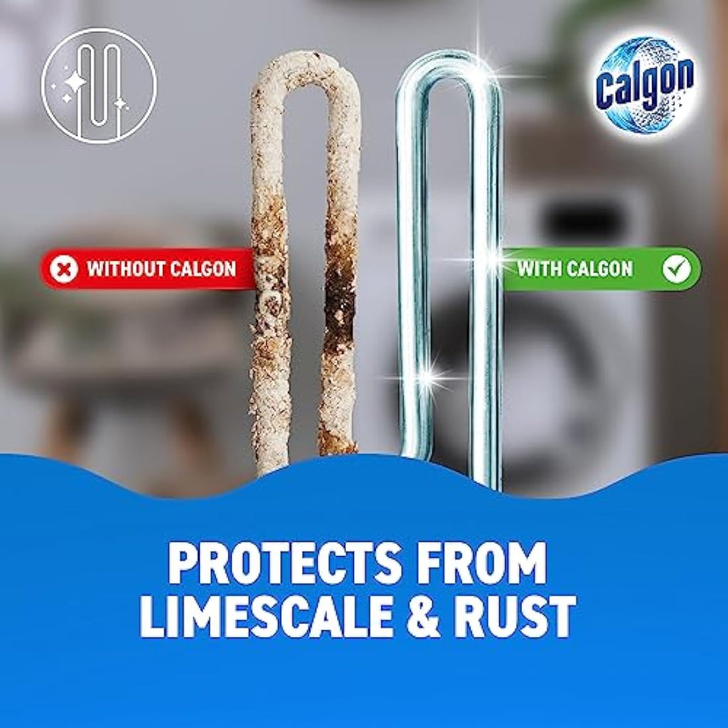 Calgon 4-in-1 Washing Machine Cleaner & Water Softener - 45 Tablets