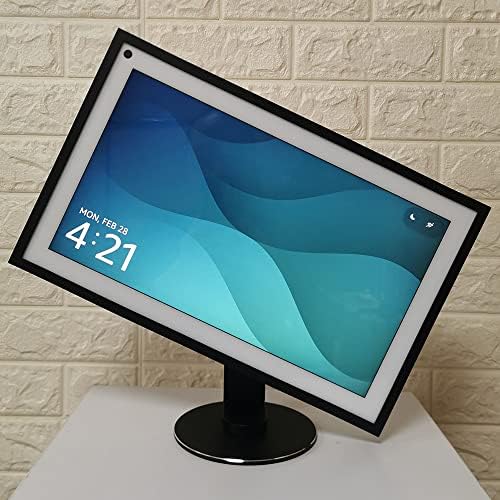 ATOPHK Aluminum Swivel and Tilt Stand for Echo Show 15 – Black