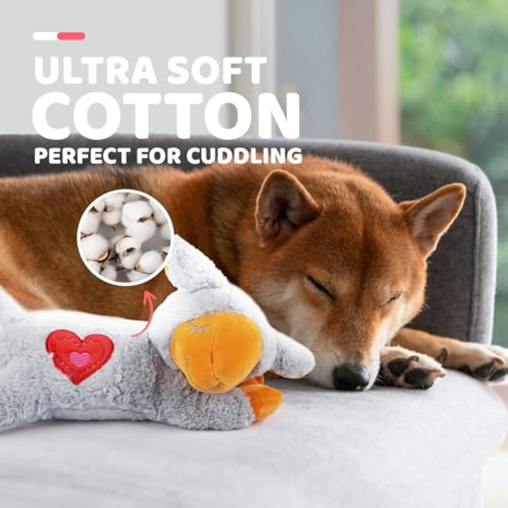 Puppy Heartbeat Toy – Grey Sheep Dog Behavioral Aid Plush