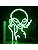 Jolof Store Alien Neon Sign – Green LED Wall Decor for Game Rooms