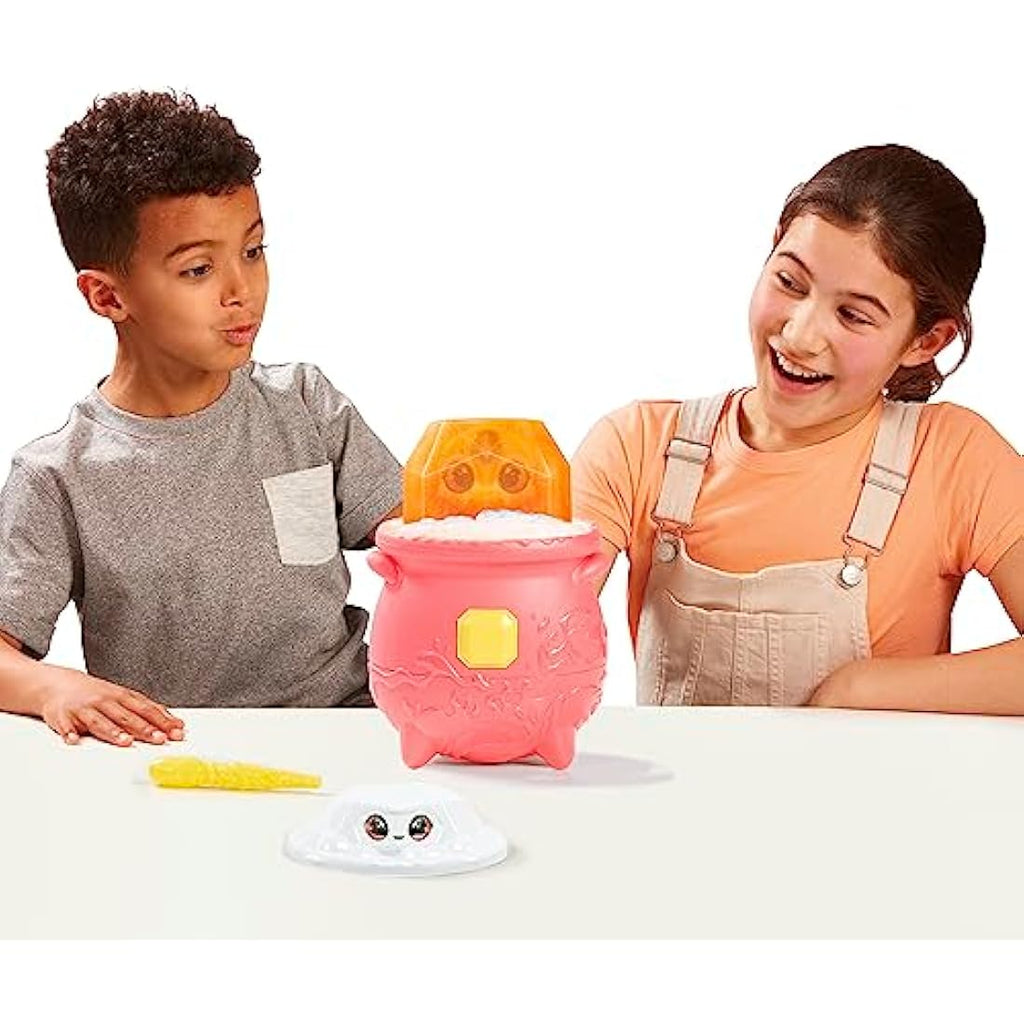 Magic Mixies Fire Magic Cauldron - Fizzing Reveal Plushie & Ring