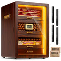 Jolof Store 200 Cigar Humidor Cabinet – Cedar Wood with LED Light