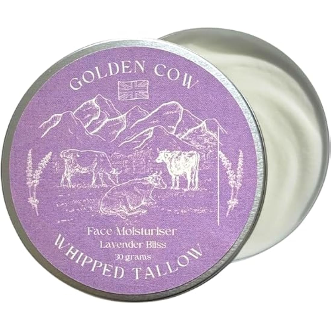 Forticare Grass-Fed Whipped Beef Tallow Balm - Lavender Face Cream 100g