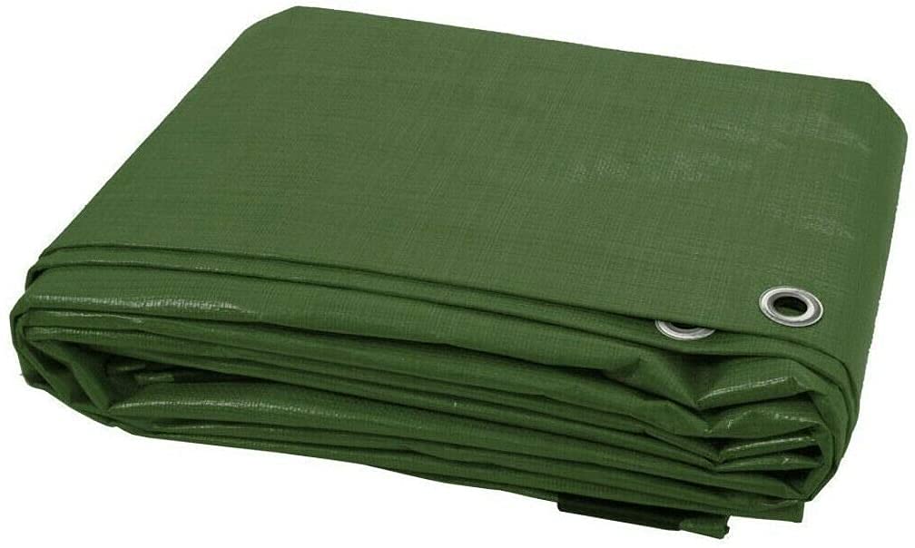 Jolof Store 4x4m Green Heavy Duty Waterproof Tarpaulin Groundsheet