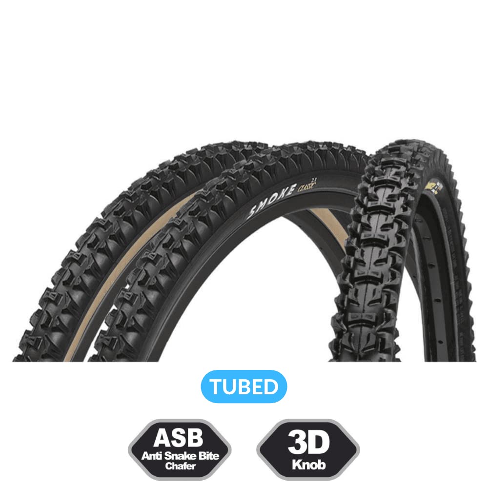 Panaracer GravelKing Slick+ TLC Folding Tyre - Black/Brown, 700 x 35c