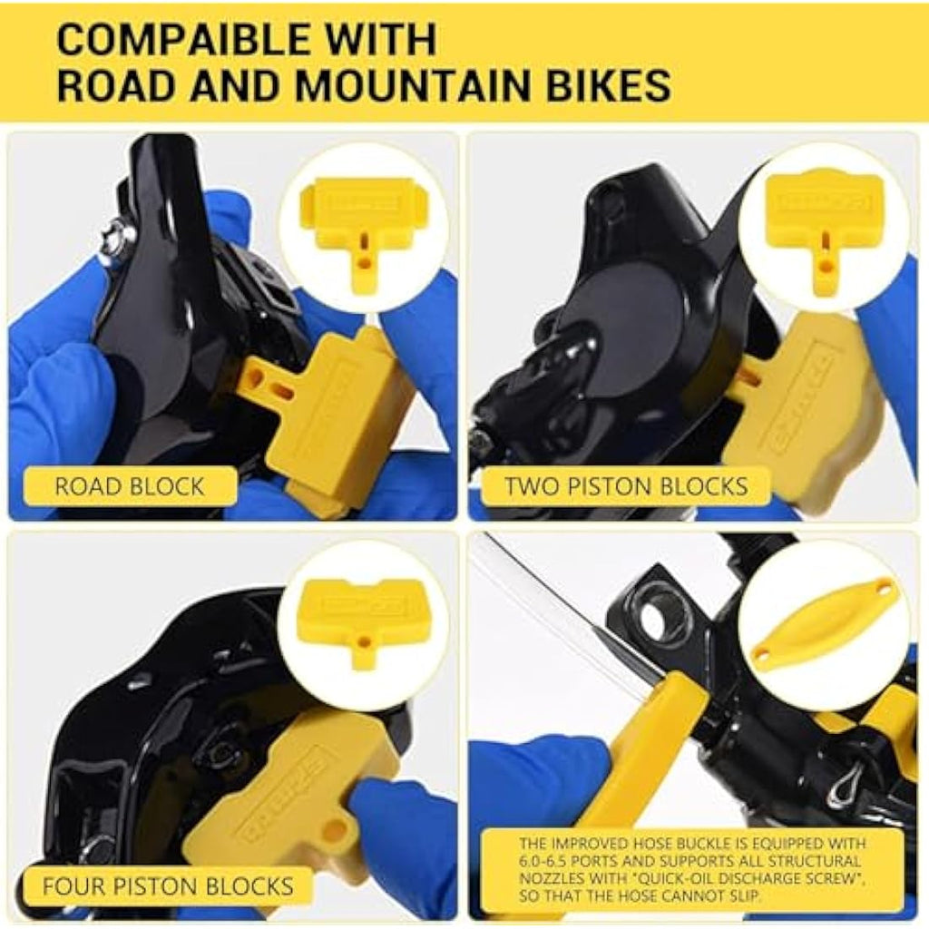Hydraulic Brake Bleed Kit with 120ml Mineral Oil for Shimano