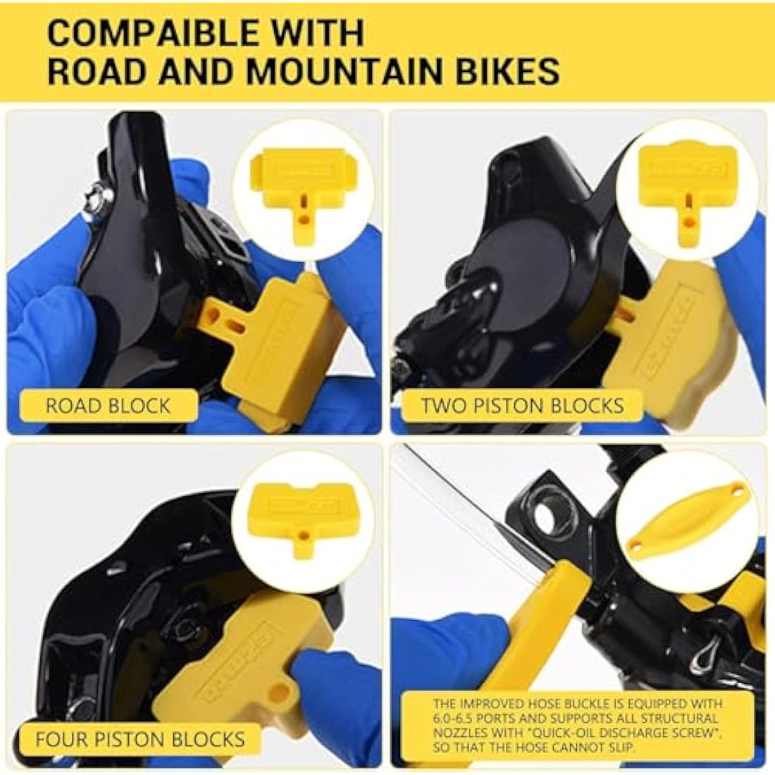 Hydraulic Brake Bleed Kit with 120ml Mineral Oil for Shimano