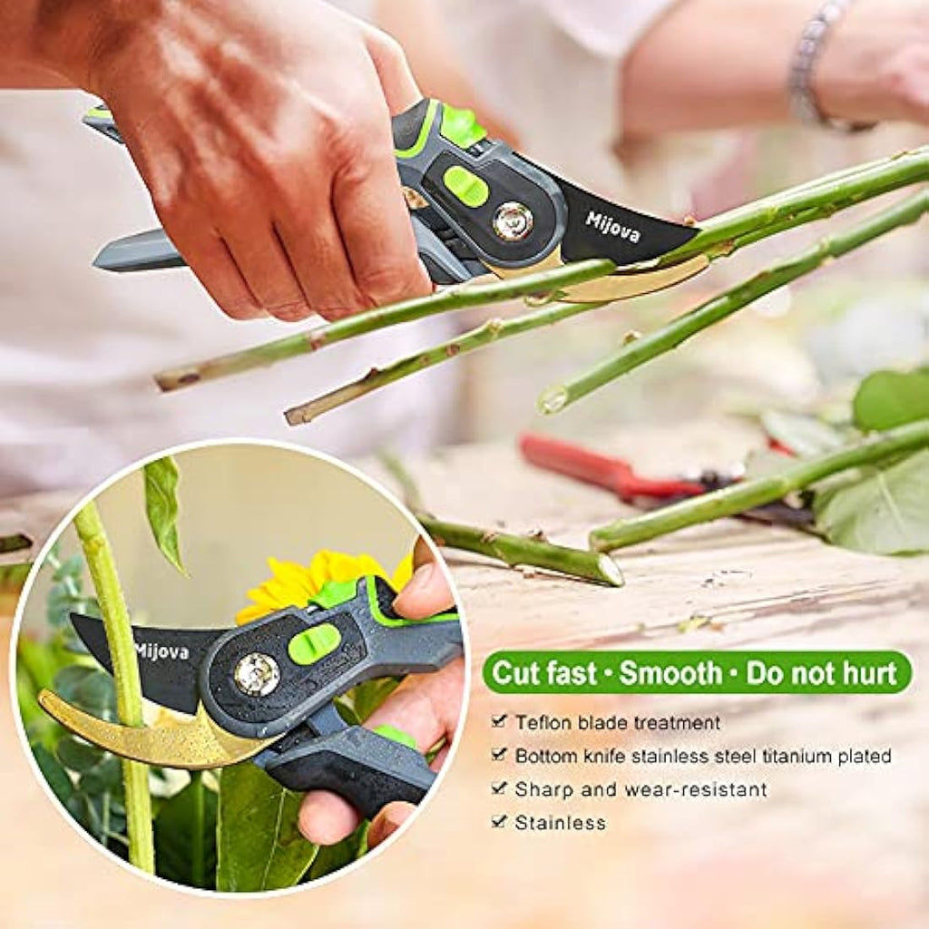 Jolof Store Heavy Duty Bypass Pruning Shears – Stainless Steel Garden Tools