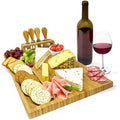 Jolof Store Bamboo Cheese Board and Knife Set – Charcuterie Platter