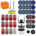Tshya 270-Pack 2-Inch Sanding Discs Kit for Die Grinder & Rotary Tools