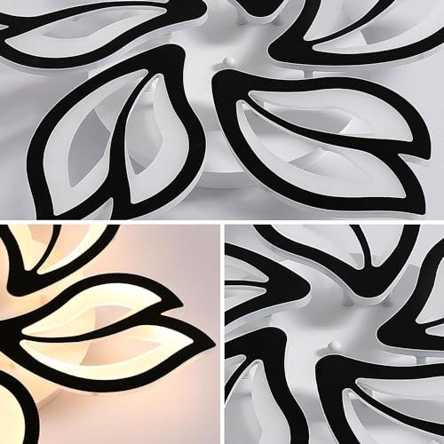 Jolof Store Modern Flower LED Chandelier – Dimmable 5-Head Acrylic Lamp