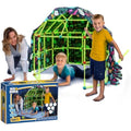 Big Minds Glow in the Dark Fort Building Kit - 130 Piece STEM Den Toy