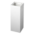 YAMAZAKI Tower Tall Trash Can, white - image 1
