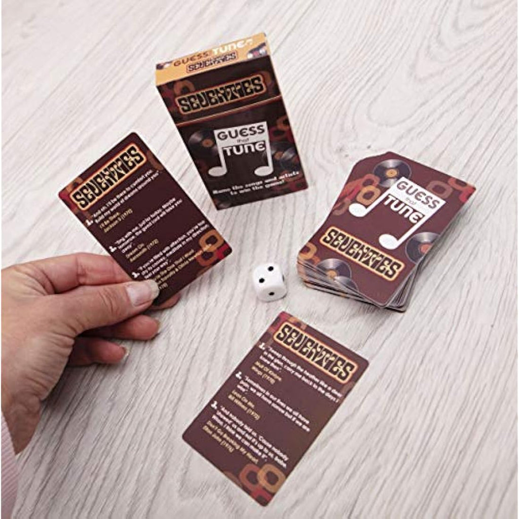 Boxer Gifts 70s Guess That Tune Music Quiz Game – 1970s Trivia Party Game