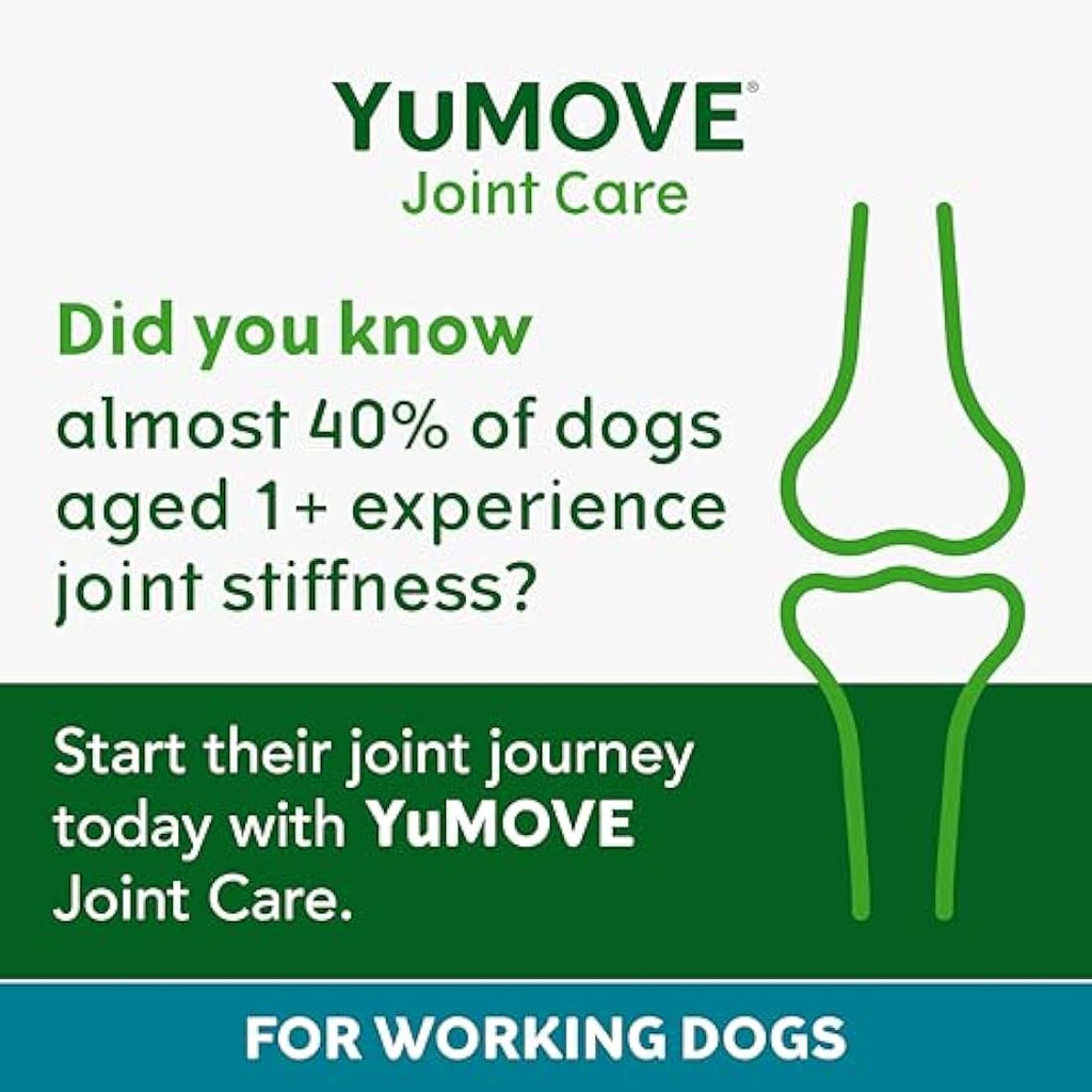 YuMOVE Working Dog Joint Supplement – Glucosamine & Chondroitin, 480 Tabs