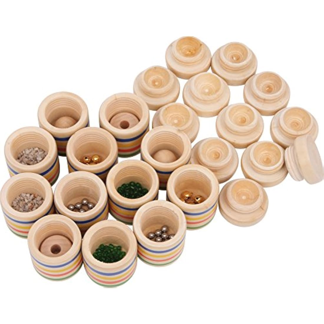 Small Foot Wooden Hearing Memory Sensory Game - 12 Piece Auditory Toy