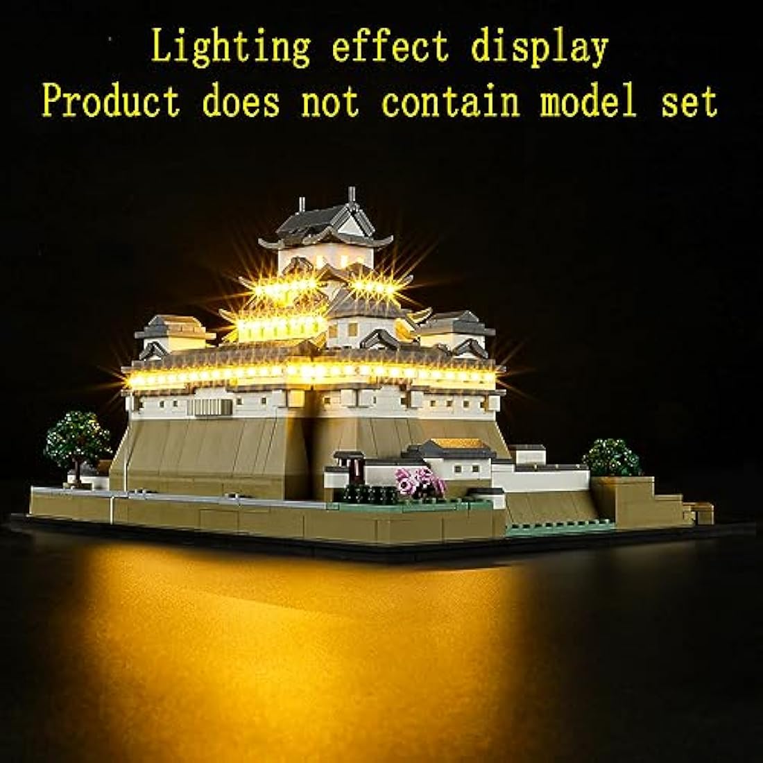 GEAMENT LED Light Kit for LEGO Himeji Castle 21060 - Lighting Set
