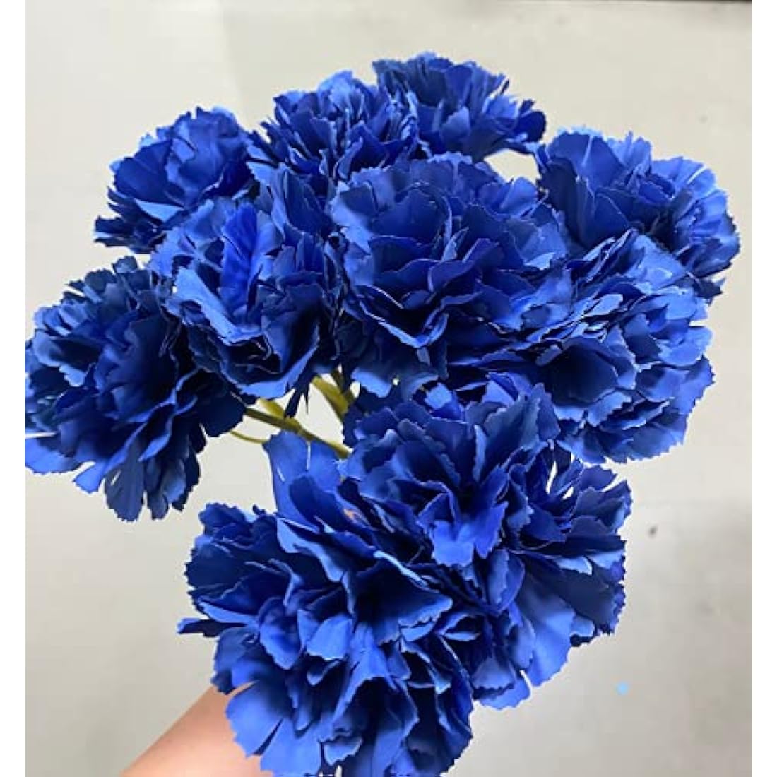 Jolof Store 10-Stem Artificial Carnations | UV Resistant Silk Flowers
